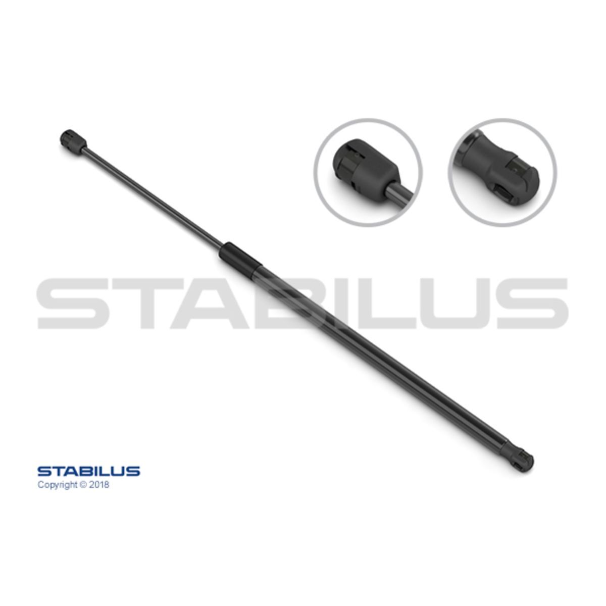 Muelle neumático, Cristal trasero //  INTER-STOP® STABILUS 110189