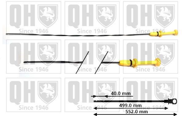 QUINTON HAZELL Varilla del nivel de aceite (Ref: QOD101)