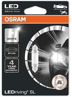 OSRAM Lámpara, luz habitáculo para SEAT: Ibiza, Leon, Altea, Toledo, Cordoba, Arona, Alhambra, Arosa, Inca, Mii & VOLKSWAGEN: Golf (Ref: 6413DWP-01B)