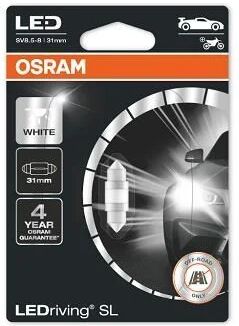 OSRAM Lámpara, luz habitáculo para SEAT: Ibiza, Altea, Leon, Cordoba & FORD: Fiesta & OPEL: Corsa, Movano, Campo (Ref: 6438DWP-01B)