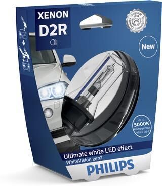 Philips Lámpara de Xenon para MINI: MINI & CITROËN: C5 & HONDA: Civic & NISSAN: Qashqai, Pathfinder, X-Trail, Primera, Murano, Z (Ref: 85126WHV2S1)