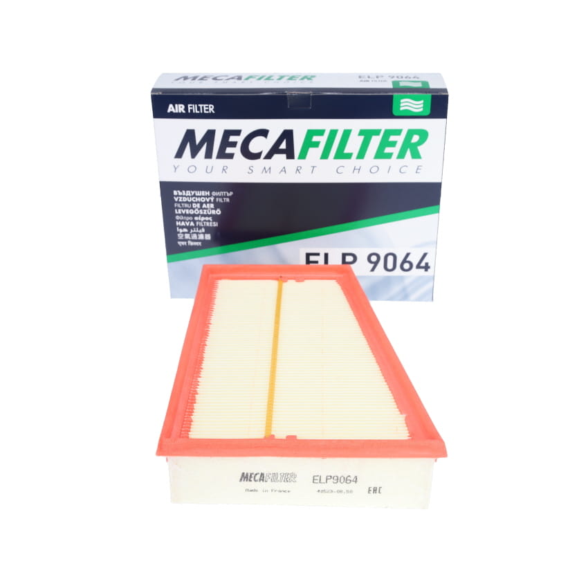 MECAFILTER Filtro de aire para RENAULT: Mégane, Scénic, Kangoo (Ref: ELP9064)