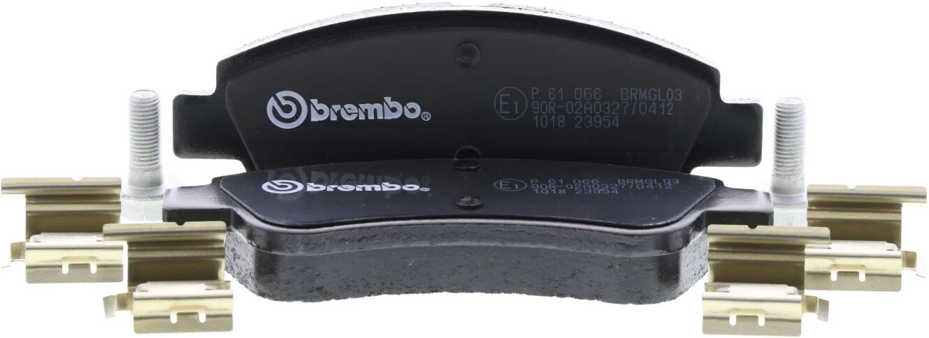 BREMBO Juego de 4 pastillas de freno para CITROËN: Xsara Picasso, C4, C3, Berlingo, Xsara, C2, C4 Cactus, C-Elysée, C3 Aircross (Ref: P 61 066)