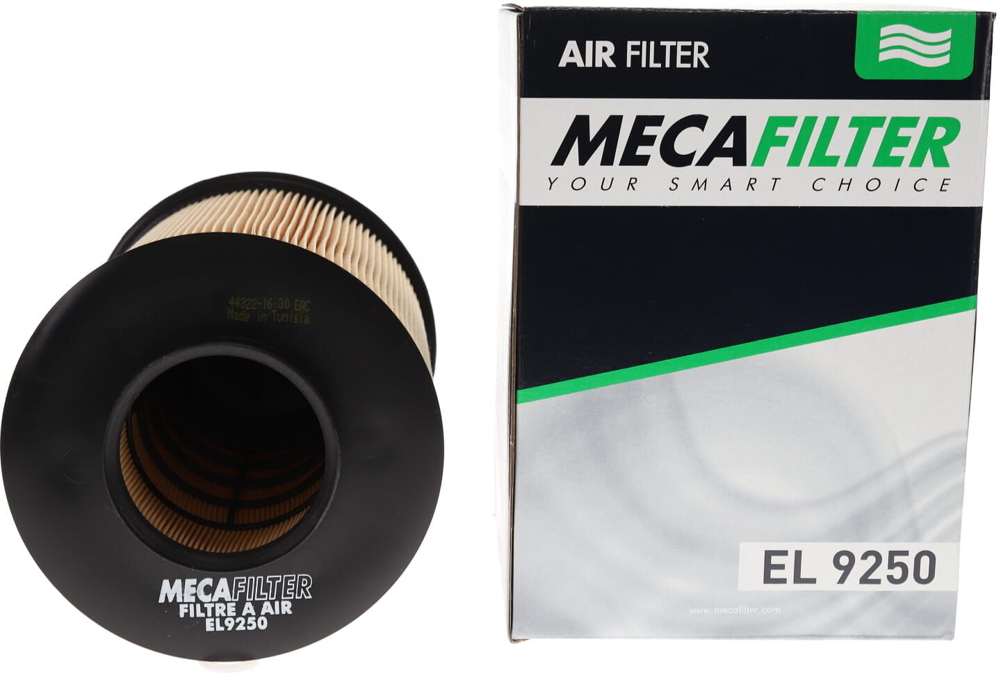 MECAFILTER Filtro de aire para FORD: Focus, Kuga, C-Max, Connect & VOLVO: S40, V50, V40, C30, C70 & MAZDA: 3, 5 (Ref: EL9250)