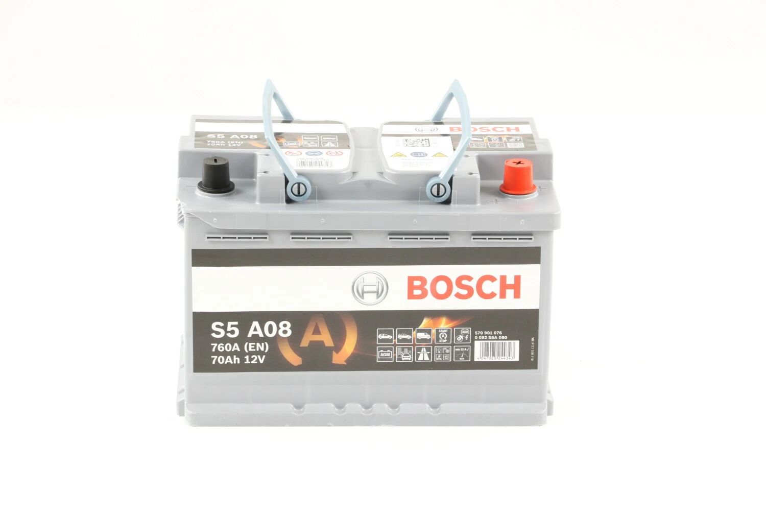 Bosch Batería 760.0 A 70.0 Ah 12.0 V Start and Stop AGM (Ref: 0 092 S5A 080)