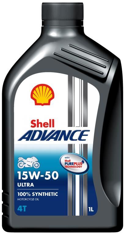 SHELL Aceite moto 4 veces 1 L Advance ultra 4T (Ref: 550053587)