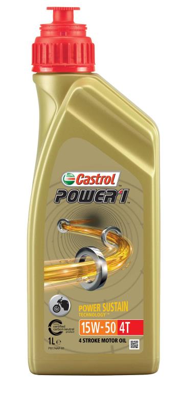 CASTROL Aceite moto 15W50 Gasolina 1 L Sintético (Ref: 15044D)