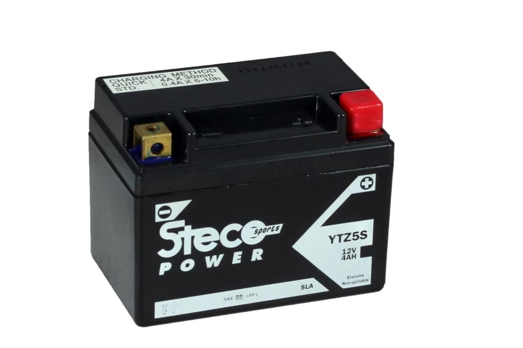 Steco Powersports Batería moto 12.0 4.0 SLA AGM (Ref: STZ5S)