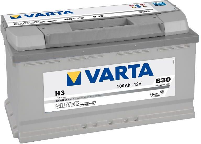 Varta Batería 830.0 A 100.0 Ah 12.0 V Performance (Ref: 6004020833162)