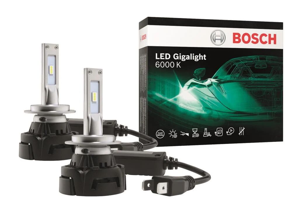 Bosch Bombilla LED,  Faros delanteros para SEAT: Ibiza, Leon, Altea, Toledo, Cordoba, Ateca, Exeo, Arona, Alhambra, Arosa (Ref: 1 987 301 557)