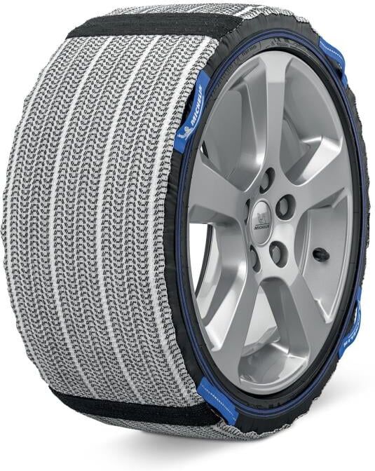 Michelin Cadenas para nieve, SOS Grip EVO 5, Cadenas textiles, Tension Automático, Montage Fácil y ultra-rápido: 2 min (Ref: 008415)