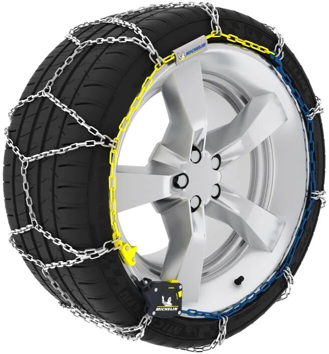 Cadenas para nieve, MICHELIN Extrem Grip Automático, Cadena de metal, Tension Automático, Montage Fácil y ultra-rápido: 3 min (Ref: 008453)