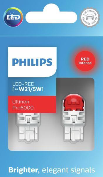 Philips Bombilla LED,  Faros traseros para VOLKSWAGEN: Golf, New Beetle, UP & OPEL: Astra, Corsa, Insignia, Zafira, Mokka, Meriva (Ref: 01552530)