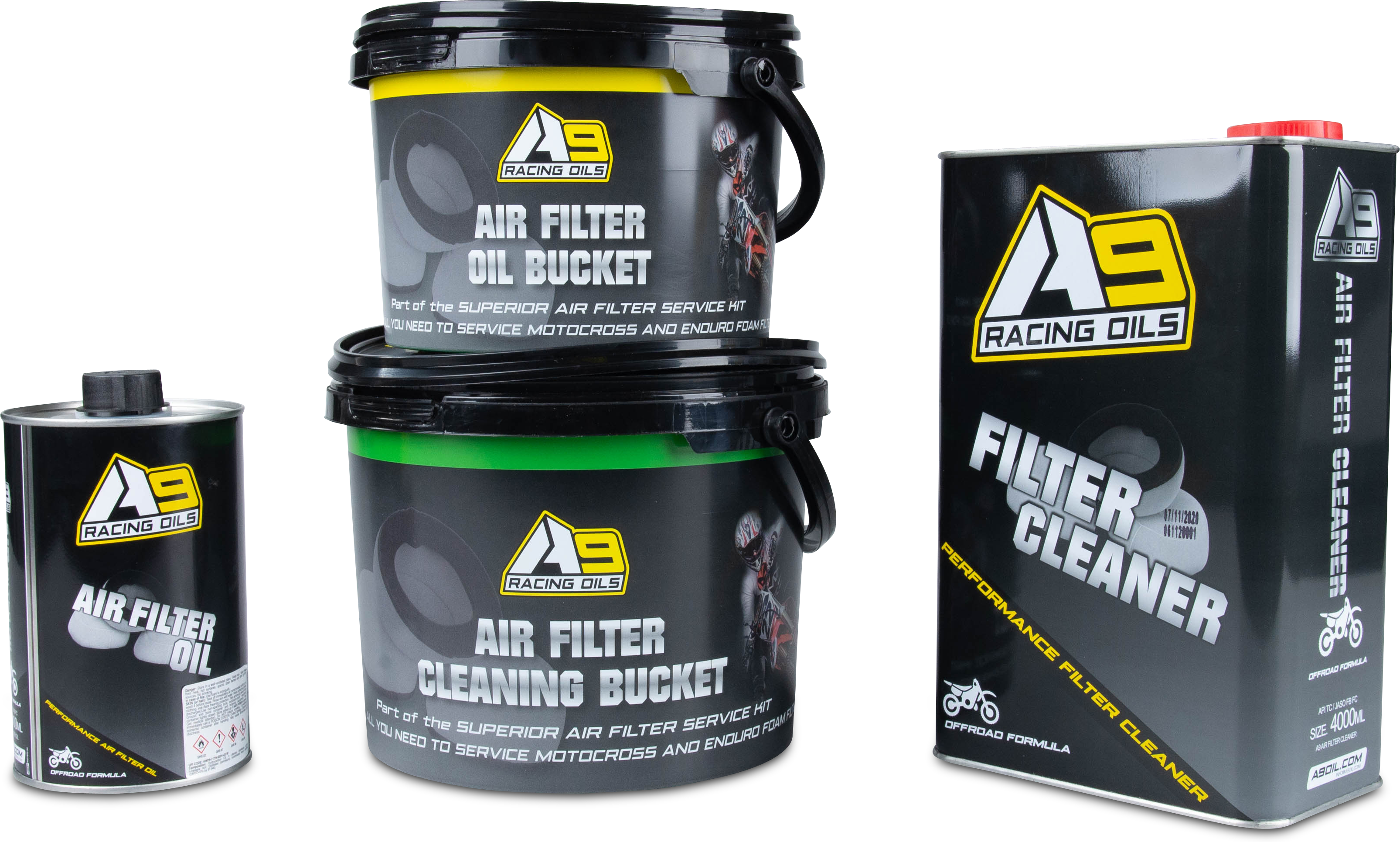 A9 Racing Oils Kit de Limpieza de Filtro de Aire A9