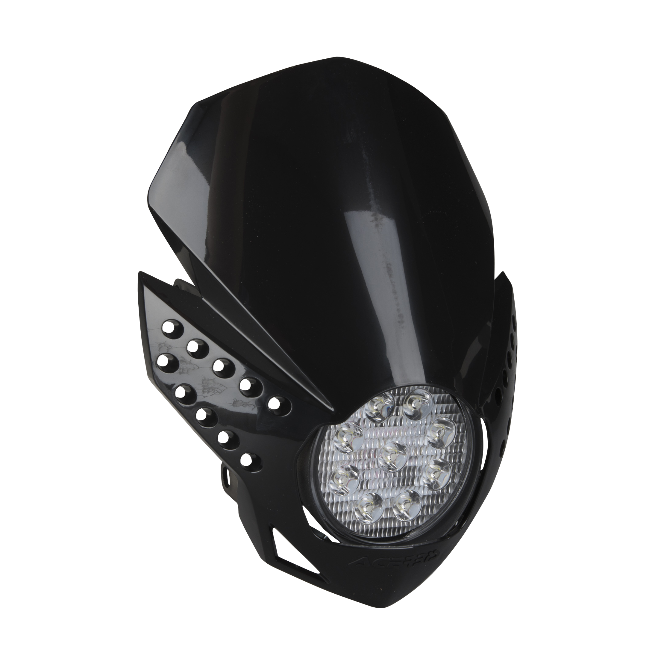 Acerbis Faro Delantero  LED Fulmine Negro Negro