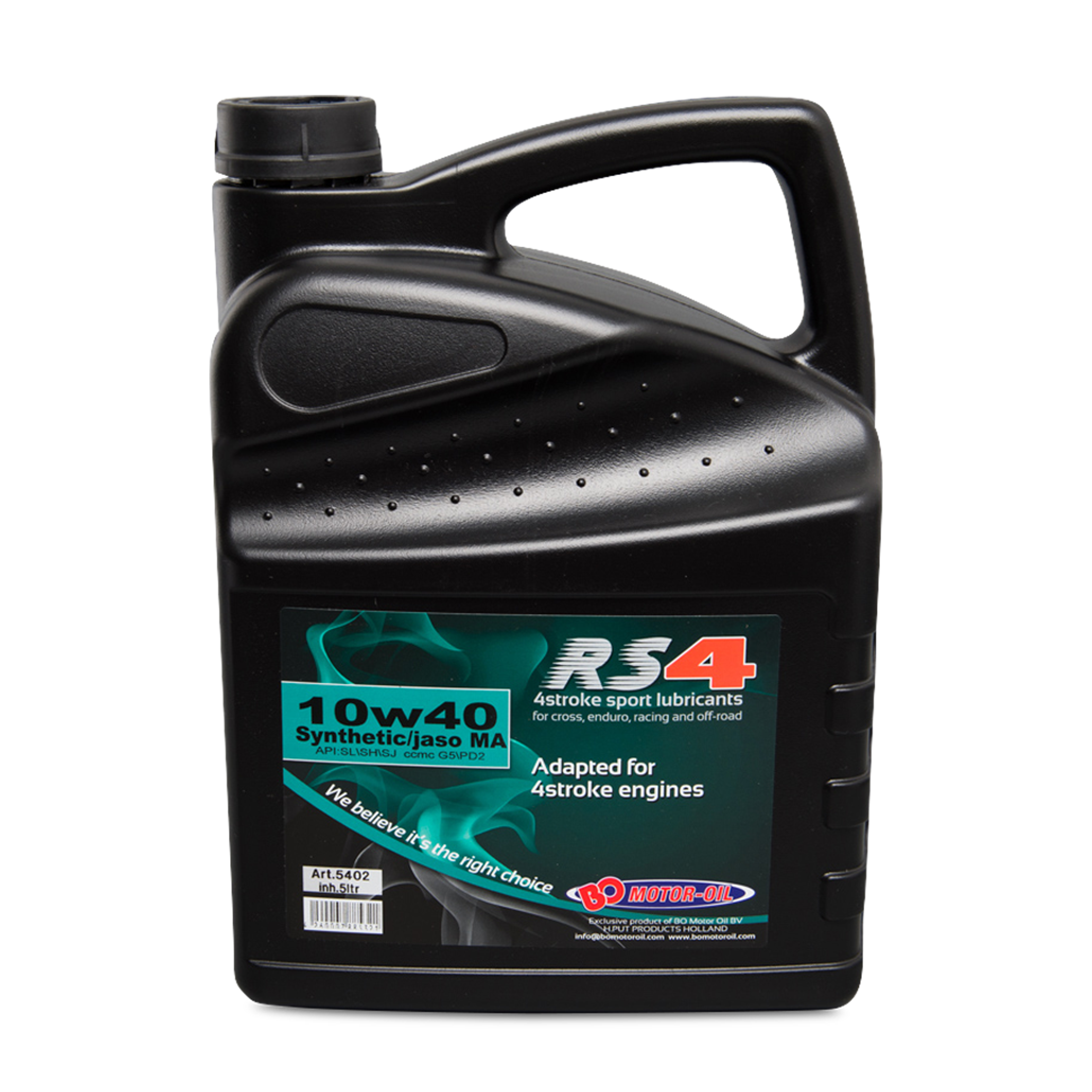 BO Oil Aceite de Motor  4T RS4 SPORT 10w40 5 L