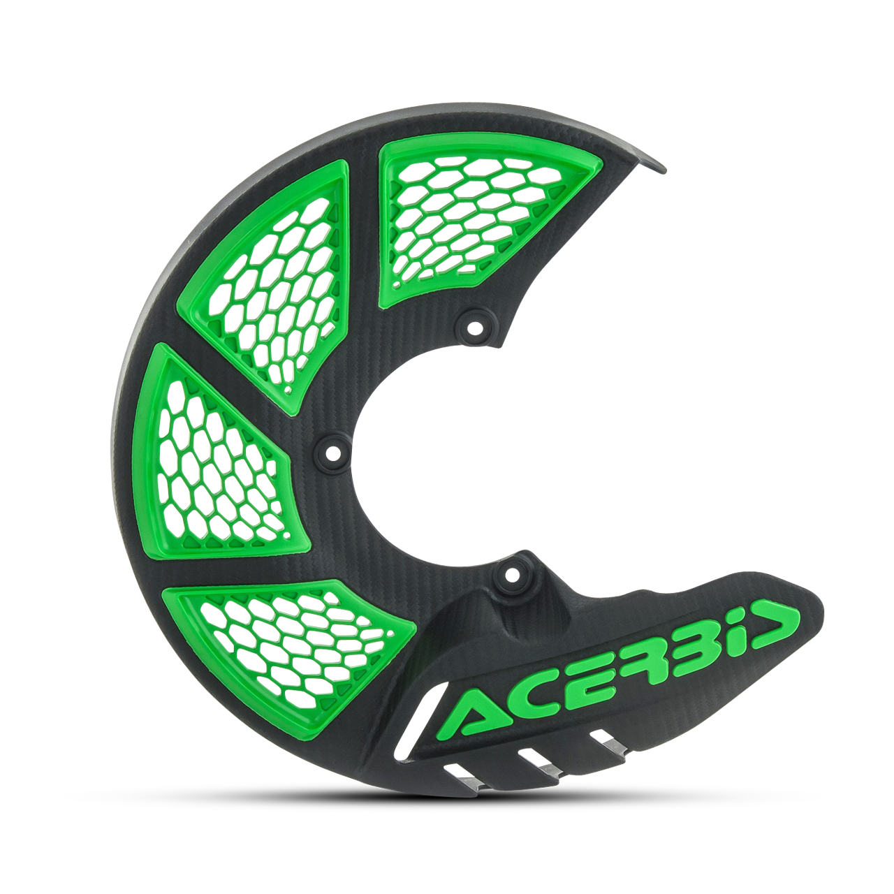 Acerbis Protección Disco de Freno Delantero  X-Brake 2.0 Negro/Verde