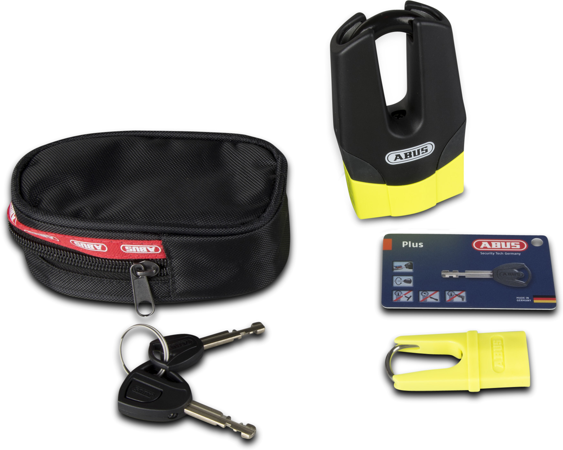 ABUS Candado de Disco  Granit Quick Maxi + Mini