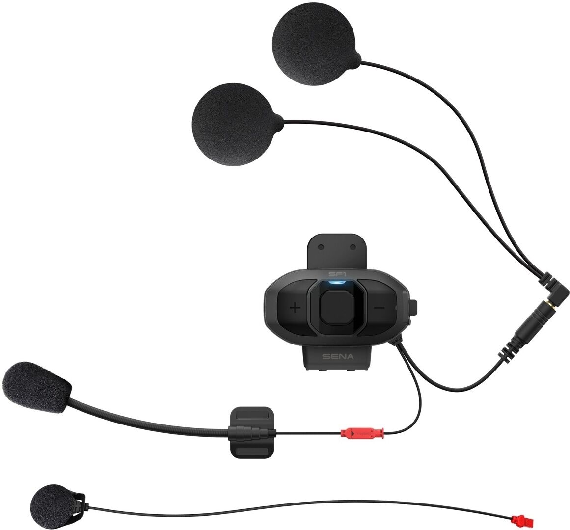 Sena SF1 Paquete individual del sistema de comunicación Bluetooth - Negro (un tamaño)
