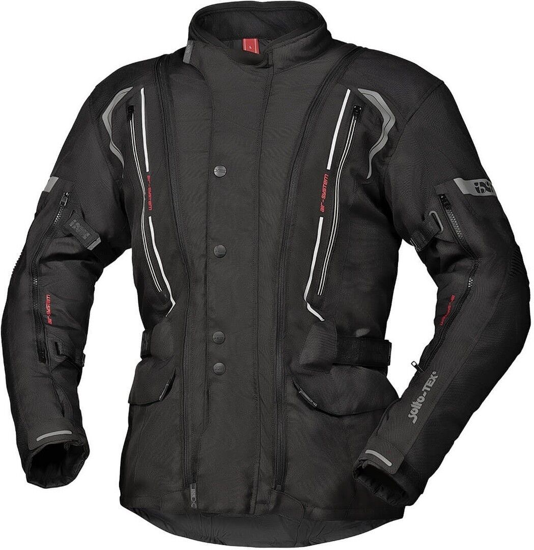 IXS Tour Flex-ST Chaqueta textil para motocicletas - Negro (M)