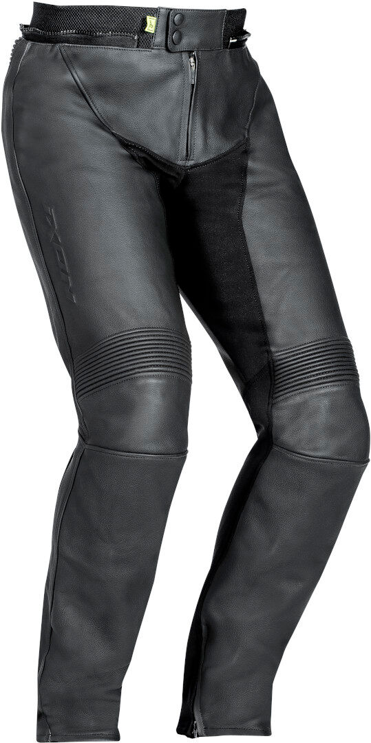 Ixon Hawk Pantalones de cuero de motocicleta - Negro (58)