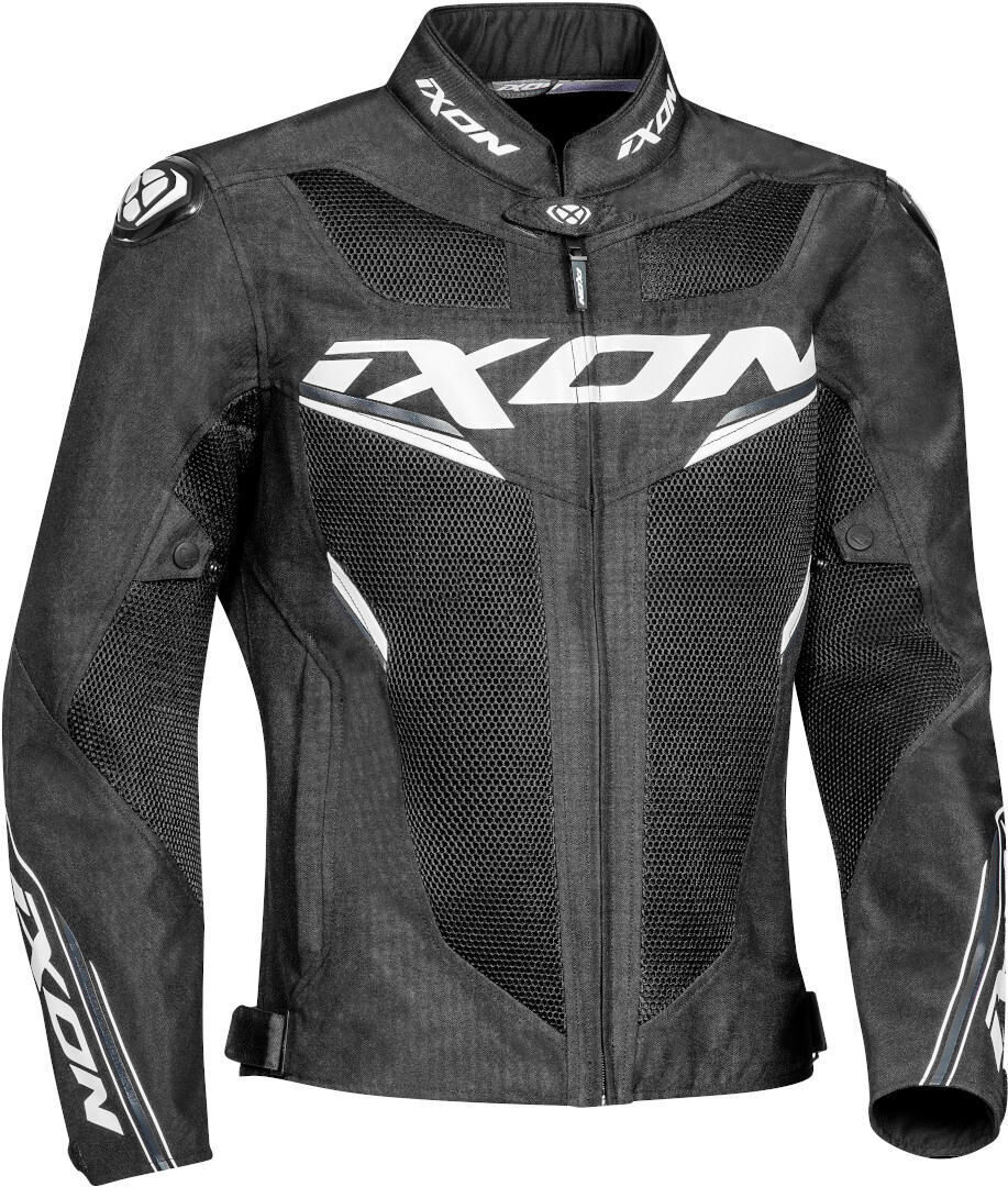 Ixon Draco Chaqueta textil para motocicletas - Negro Blanco (XL)