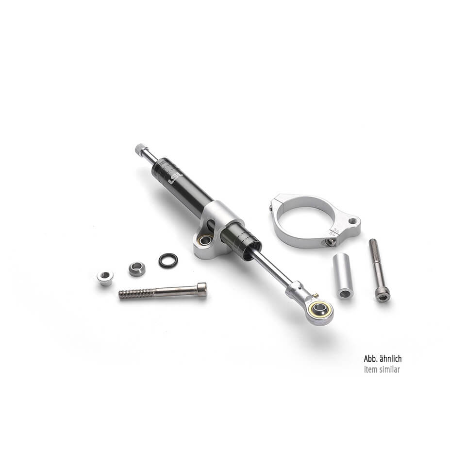 LSL Kit amortiguador de dirección BMW R1200S, 06-, titanio - Plata