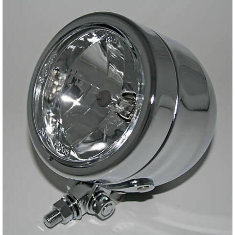 SHIN YO Faro delantero, luz de cruce H7, cromado, 90mm - Plata