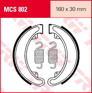 TRW Lucas Zapatos de freno MCS802 -