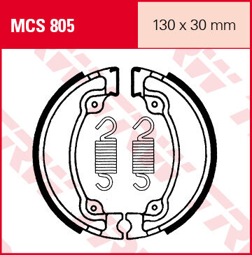 TRW Lucas Zapatos de freno MCS805 -