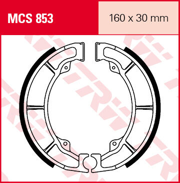 TRW Lucas Zapatos de freno MCS853 -