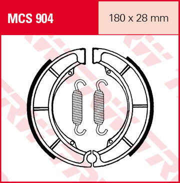 TRW Lucas Zapatos de freno MCS904 -