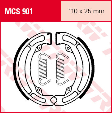 TRW Lucas Zapateo de frenos MCS901 -