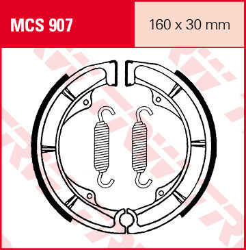 TRW Lucas Zapatos de freno MCS907 -