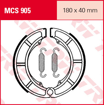 TRW Lucas Zapatos de freno MCS905 -