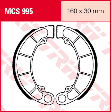 TRW Lucas Zapatos de freno MCS995 -