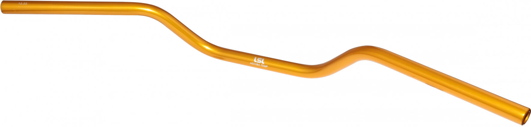 LSL Manillar de aluminio naked bike A02, 7/8 pulgadas, dorado - Oro