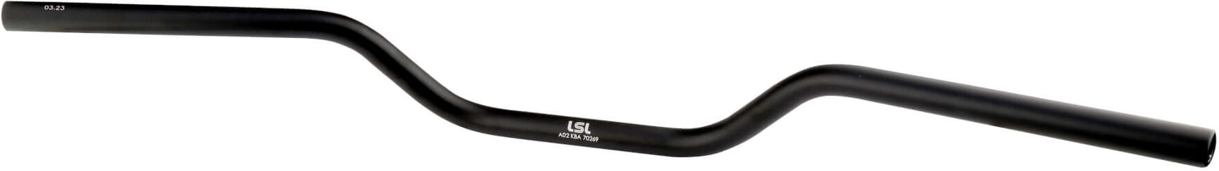 LSL Manillar de aluminio naked bike A02, 7/8 pulgadas, negro - Negro