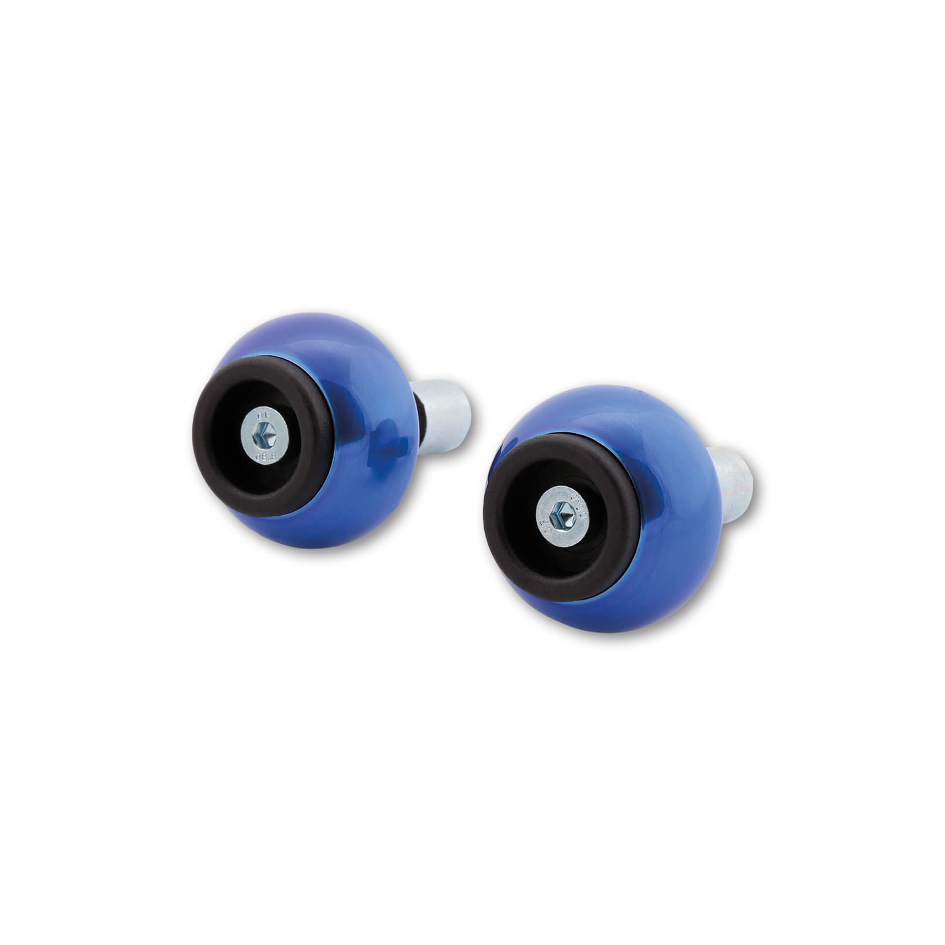 LSL CRASH BALLS CLASSIC Bar End Weights, Ø 18 mm, aluminio - Azul