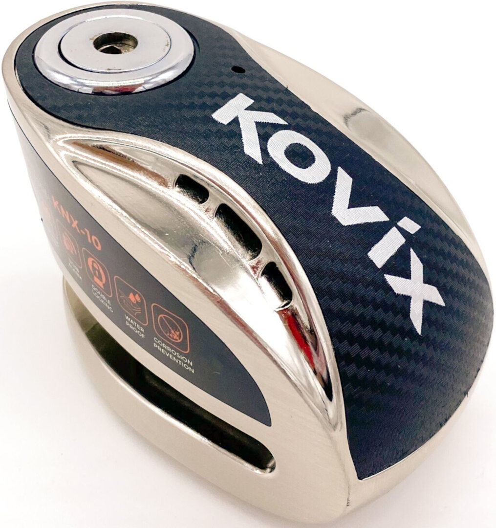 Kovix KNX10 Alarm Bloqueo del disco de freno - Plata (un tamaño)
