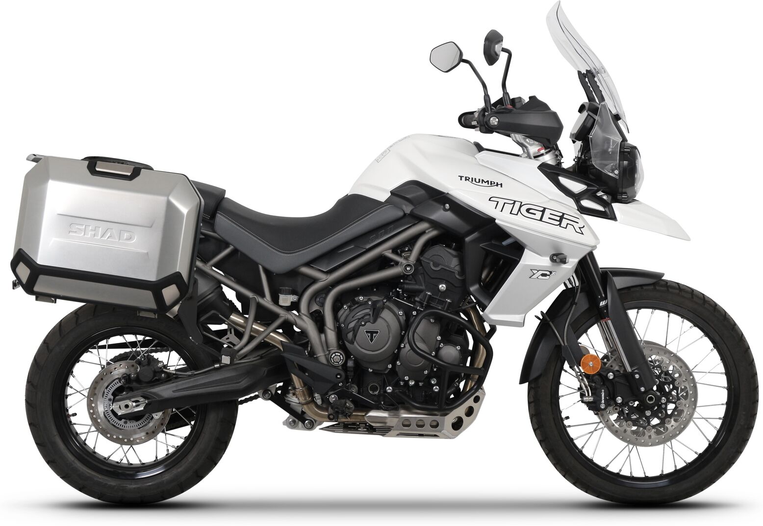 SHAD 4P SYSTEM TRIUMPH TIGER 800 Portador de caja lateral -