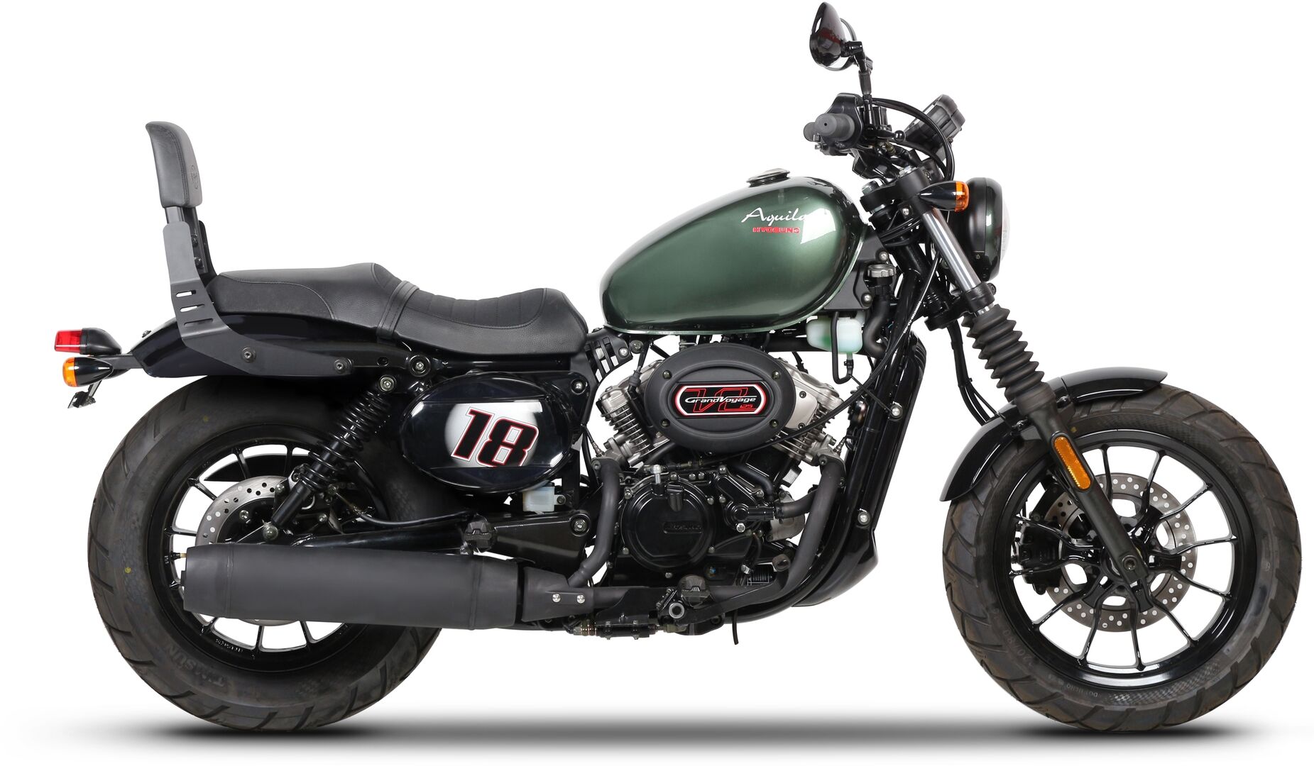 SHAD SISSYBAR HYOSUNG GV 125 AQUILA Respaldo -