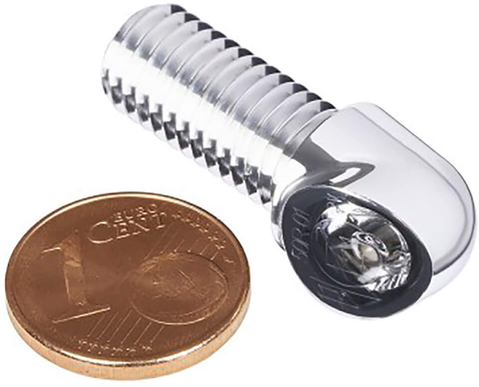 motogadget mo.blaze tens3 luz trasera LED, luz de freno, señal de giro - Plata