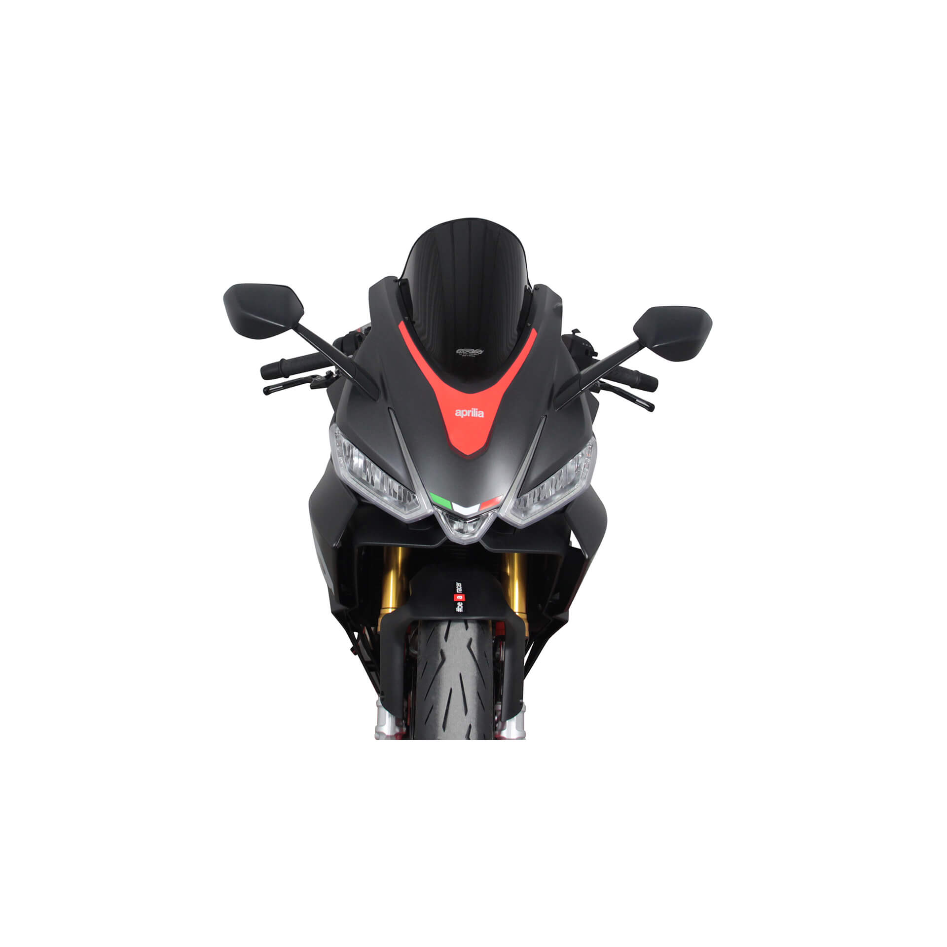 MRA Parabrisas  Racing R APRILIA RS 660 21-, negro - Negro