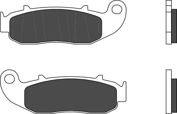 Brembo S.p.A. Pastillas de freno de carretera cerámica de carbono - 07GR79. CC -