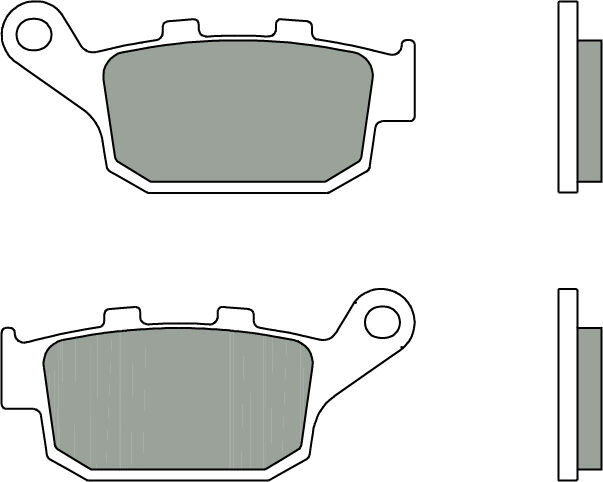 Brembo S.p.A. Pastillas de freno de carretera de metal sinterizado - 07HO53SP -