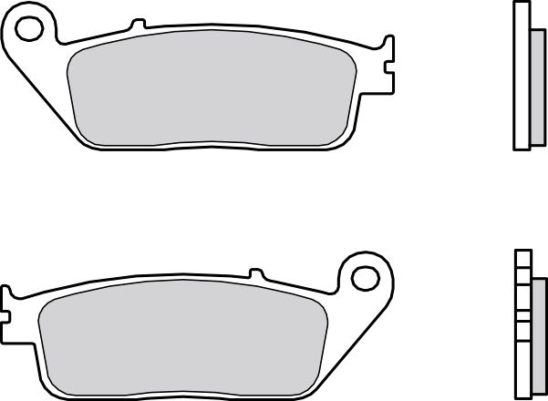 Brembo S.p.A. Pastillas de freno de carretera/deportivas de metal sinterizado - 07HO30SR -