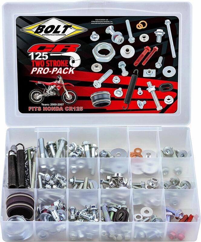 Bolt Pack Honda CR125 hardware -