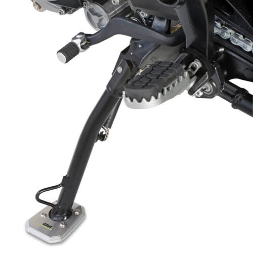 GIVI Extensión de pie  fabricada en aluminio y acero inoxidable para el soporte lateral original para los modelos BMW -