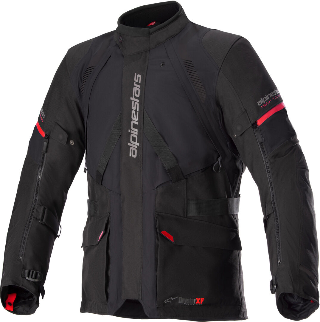 Alpinestars Monteira Drystar® XF chaqueta textil impermeable para motocicletas - Negro Rojo (L)